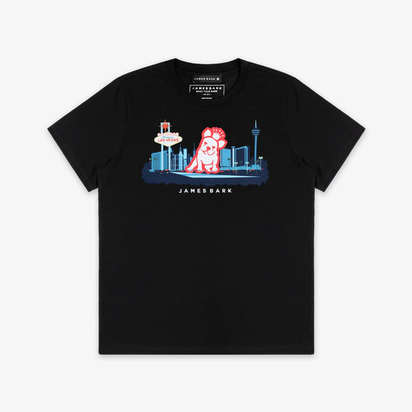 Mens Las Vegas Graphic Tee - Black